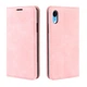 Чехол Taba Retro-Skin для iPhone XR книжка кожа PU с визитницей розовый - изображение 7