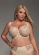 Бюстгальтер з м'якою чашкою великих розмірів Kris Line Fortuna Coffee Brasoft L02 1100в 80G бежевий - зображення 2