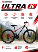 Велосипед спортивный Corso «ULTRA» 26" UL-26654, алюминиевая рама 13'', Shimano 21 скорость - изображение 1