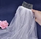 Фата Біла на гребінці 150 см з перлинами для нареченої Styduo dekory (5765) - изображение 3