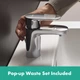 Змішувач для раковини HANSGROHE Vernis Blend 71550000 з донним клапаном - зображення 14
