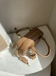 Жіноча сумка крос-боді Miu miu 2310 (19×13×6) бежева - зображення 3