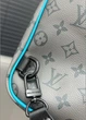 Мужская нагрудная сумка 41719 Louis Vuitton серая - изображение 5