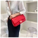 Женская сумка Chanel 8838 кросс-боди красная - изображение 6