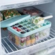 Прозрачный контейнер с формой для порционной заморозки продуктов/льда 2-в-1, хранение + заморозка, 28 ячеек | Лопатка в комплекте - изображение 6