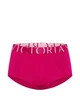 Женские трусики Victoria's Secret (2544895122) Exploded Logo Cotton Modern Brief S фуксия - изображение 3