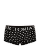 Жіночі трусики Victoria's Secret (236778995871) Exploded Logo Cotton Boyshort XS чорні - зображення 3