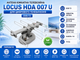 Антена кімнатна телевізійна LOCUS HDA 007 U активна для цифрового телебачення DVB-T2 - изображение 1