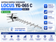 Антена зовнішня ефірна LOCUS YG-065 C пасивна для цифрового телебачення DVB-T2 - изображение 1