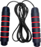 Скакалка швидкісна EasyFit EF-1912 288 см Чорна (56003343) - зображення 1