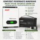 Комплект резервного живлення MUST PV18-2012ECO 2000W 12V + акумулятор LiFePO4 12.8V 100Ah з Wi-Fi модулем мониторинга MUST PLUG V2.0, гібридний інвертор із чистою синусоїдою для квартири та будинку, для безперебійного живлення - зображення 4