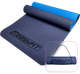Килимок для йоги та фітнесу EasyFit TPE+TC 183x61x0.6 см ECO-Friendly двошаровий каремат EF-1924-BLB Синій з блакитним (56000900) - зображення 1