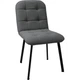 Кухонный стул Примтекс плюс Santi FL black HL-19, бархат черный. (Santi FL black HL-19) ПРИМТЕКС ПЛЮС Santi FL black HL-19 1061334 - изображение 2