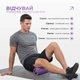 Массажный ролик-валик для МФР и йоги EasyFit Solid Grid Roller Mini 30x10 см роллер-массажер для спины, ног, рук и шеи EF-2057-BK Черный (56003488) - изображение 5