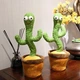 Танцующий кактус игрушка-повторюшка с подсветкой Dancing Cactus, 120 песен - изображение 5