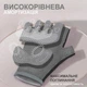 Фитнес перчатки для спорта турника тренировок велосипедные Rexchi унисекс для тренажерного зала тяжелой атлетики спортзала защитные дышащие нескользящие ударостойкие универсальные велоперчатки силиконовые вставки неопрен Черные 66_3_L_1 - изображение 6