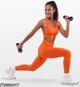 Гантель для фітнесу EasyFit 0.5 кг 1 шт. з вініловим покриттям цільна лита нерозбірна Чорна (EF-0005-V) (56003010) - зображення 7