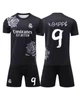 Футбольна форма 18 (116-122 ) черная Real Madrid MBAPPE (Мбаппе) 9 - изображение 1