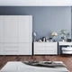 Стол письменный в детскую, в кабинет Портленд КС-1 DiPortes Кашемир матовый (ламинированная ДСП/МДФ) - изображение 3