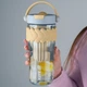Стакан для води Kite K25-1231-1, 900 мл, бежево-блакитний - зображення 7