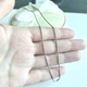 Серебряная женская, детская цепочка 40 см змейка (snake) родированная, 925 проба, 3.5 гр - изображение 4