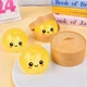 Антистресс игрушка сквиш Пельмень Glitter LED, 10 см, светящийся, Желтый (Squishy Dumpling) - изображение 5