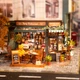 Конструктор Rolife Bear Cafe 520 — миниатюрный домик своими руками с LED-подсветкой - изображение 2