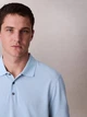 Поло длинное мужское Calvin Klein 326823457 XL Голубое (1160450002) - изображение 5