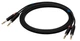 Kabel SSQ JSJS5 2 x jack stereo- 2 x jack stereo 5 m (5907688758863) - obraz 1