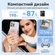Універсальна батарея Vention 10000mAh 22,5W Fast Charging USB-A 2xUSB-C із вбудованим кабелем Pink (FKAP0-C) - зображення 6