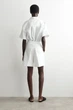 Жіночі лляні шорти COS Tailored Elasticated Linen Shorts Білі 34 (1262844007) - изображение 4
