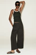 Жіноча майка COS Ribbed Cotton Tank Top Khaki / White L (1326259008) - зображення 7