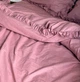 Комплект постільної білизни з рюшами LavSon Ранфорс Поплін Lux Односпальний 140х200 Рожевий - зображення 5