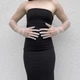 Довгі фатинові рукавички прозорі s/m/l білий (30r001) - изображение 5