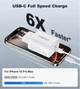 Сетевое зарядное устройство CHOETECH PowiX USB-C PD 45W Mini Wall Charger White (PD3042-EU-WH) - изображение 4