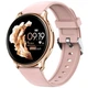 Умные часы Smart Melisia Gold Rubber 1.33" TFT металлический золотистый розовый ремешок 44 мм - изображение 1