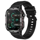 Розумний годинник Smart Expert Nano Rubber 50х43,5х12,2 мм Сталь Чорний - зображення 2
