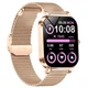 Умные часы Smart Miami IPS 240x296 сенсорные сталь 41,5x33,5x8,8 см золотистые - изображение 3