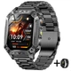 Розумний годинник Smart Formula K+ Steel 2 ремінці сталь 2,01" 320x385 мм чорний - зображення 1