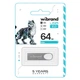 USB флеш накопитель Wibrand 64GB Irbis Silver USB 2.0 (WI2.0/IR64U3S) (351898) - изображение 2
