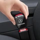 Заглушка-подовжувач ременя безпеки Mercedes Чорна 100х3х45мм метал - зображення 2
