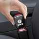 Заглушка-подовжувач ременя безпеки BMW Чорна 100х3х45мм метал - зображення 2
