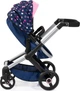 Wózek głęboki dla lalki Bayer XEO 70 cm Blue/Pink (4003336170160) - obraz 5