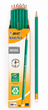Олівці прості "BIC" Evolution (уп.12шт) /8803323/924/ 655 HB з гумкою - зображення 2