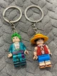 Парные Брелки Anime One Piece Дуэт Monkey D. Luffy (Монки Д. Луффи) и Roronoa Zoro (Ророноа Зоро) Аниме - изображение 1