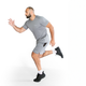 Футболка FitPro Сіра, 2XL - изображение 2