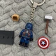 Брелок на ключи Captain America | Подвеска на Портфель Капитан Америка - изображение 2