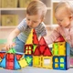 Детский магнитный конструктор 3D Magnetic Tiles на 100 деталей 3D магнитные блоки (арт.9151) - изображение 4