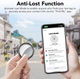 Bluetooth-трекер Tukio Tracker Tag для Apple Find My, ключей, багажа и кошелька, IP67, черный с серым чехлом - изображение 3