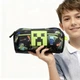 Пенал Smiggle Minecraft оригінал (Кріпер) подвійний розкладний - зображення 5
